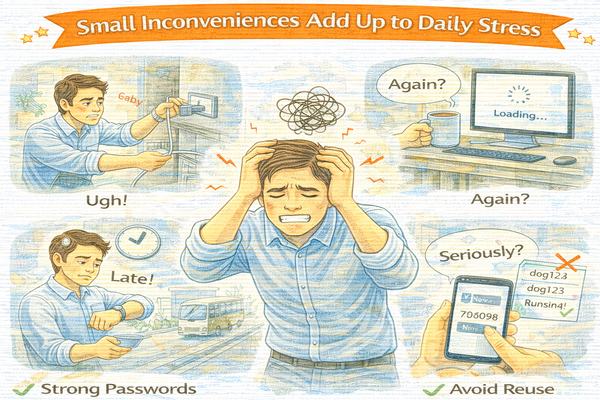 사소한 차이 불편이 반복되며 일상에서 스트레스로 이어지는 상황