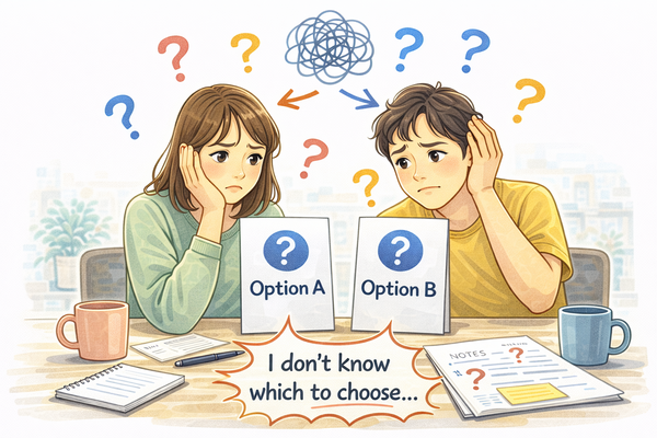 기준 없는 생활 불편한 일상 장면